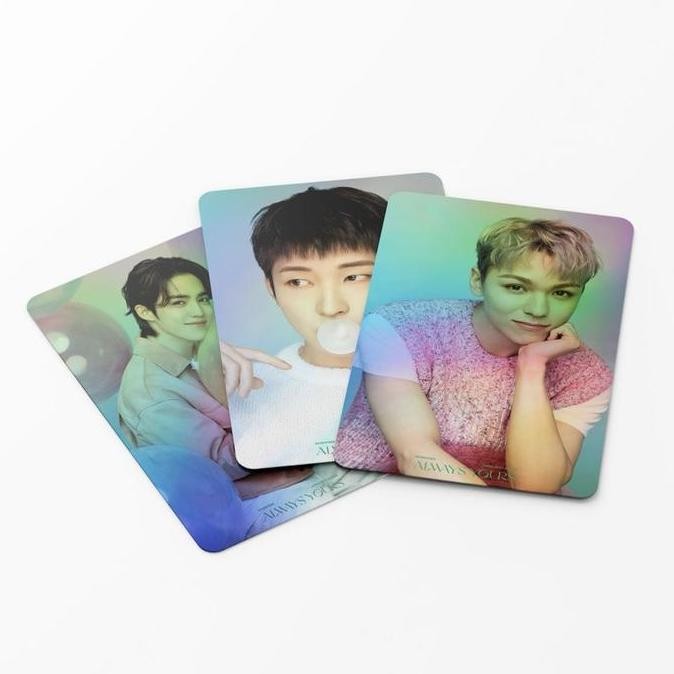 

( 55 Lembar ) SEVENTEEN Hologram Photocard Koleksi Fans