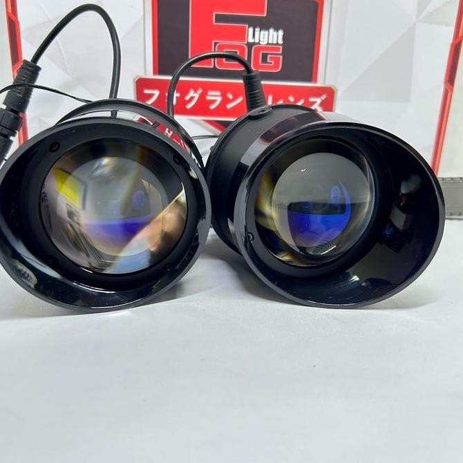 BI-LED FOGLAMP IPLED 3 INCH BLUELENS 3 WARNA Kualitas Original