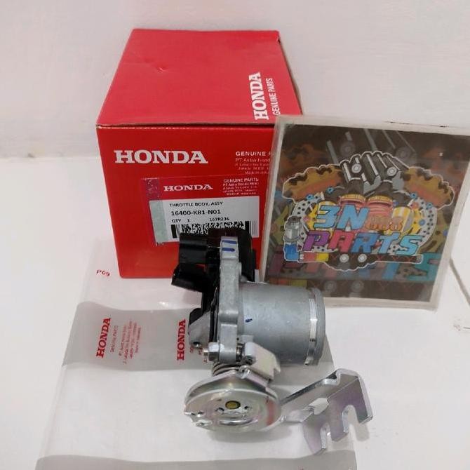 THROTTLE BODY HONDA BEAT ESP BEAT STREET SCOOPY FI STATER HALUS 2016-2018 KODE-K81 Kualitas Original