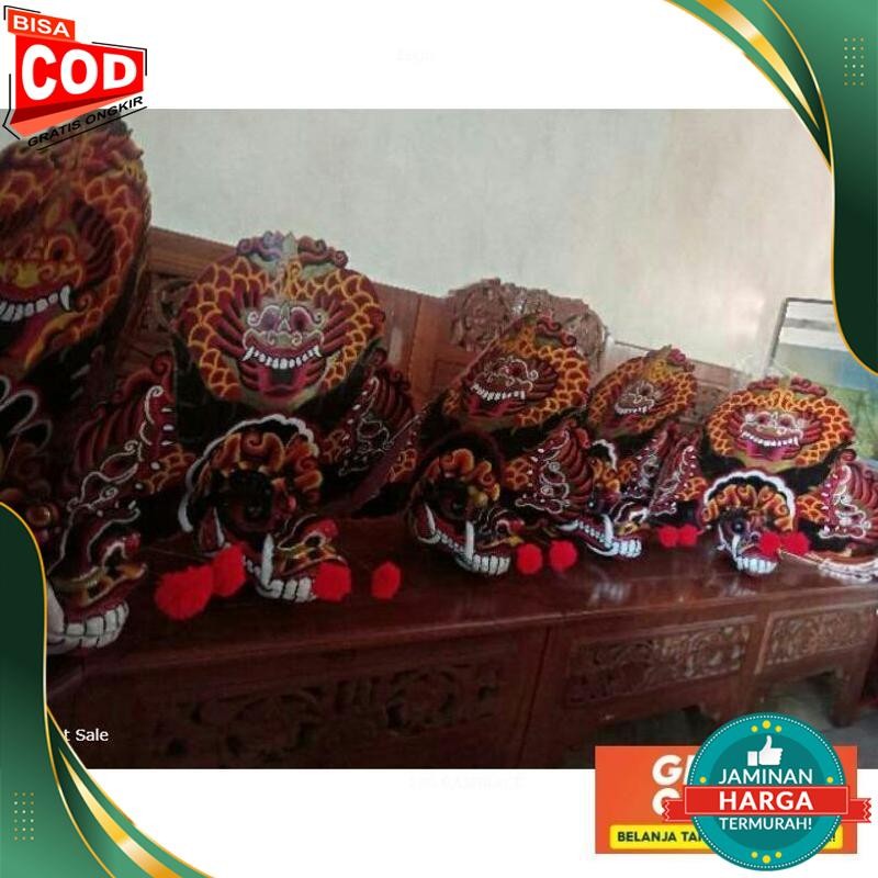 Murah Barongan Devil Barongan Kayu Asli Barongan Anak Barongan Murah Barongan Thik Barongan Uk 14 Ba