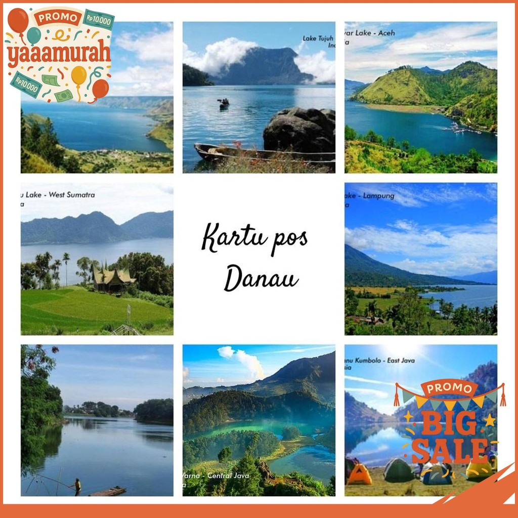 

MC- KARTU POS KARTUPOS DANAU / LAKE POSTCARD