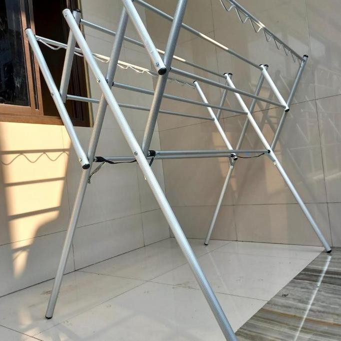 jemuran alumunium/jemuran Baju alumunium 120cm