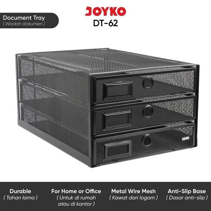 

Document Tray Wadah Dokumen JOYKO 3 Tray DT-62 Kualitas Original