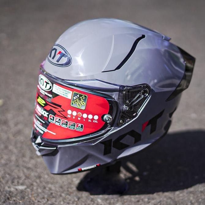 KYT R2R Solid Gorilla Grey