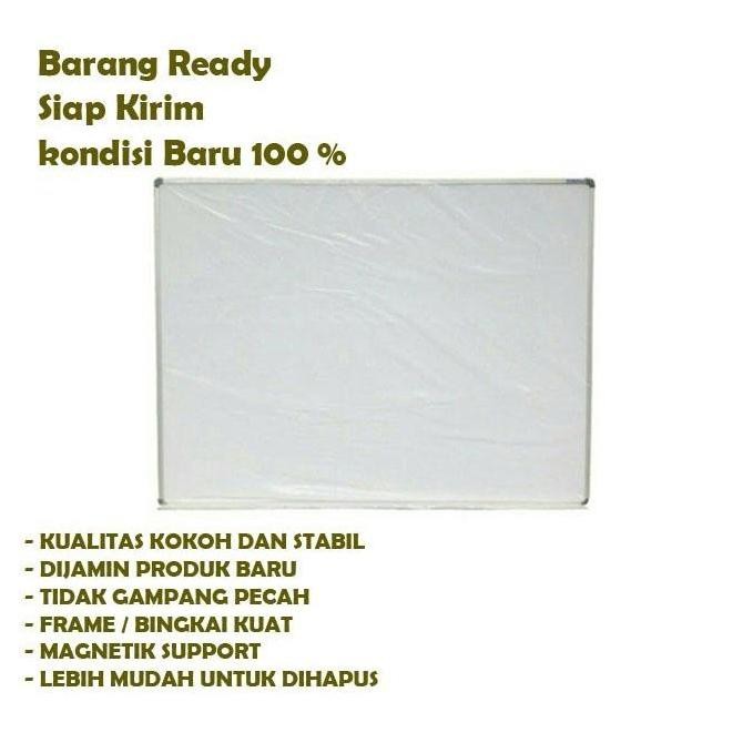 

Papan tulis whiteboard sakana ukuran 120x200 Gantung/ whitebord Kualitas Original