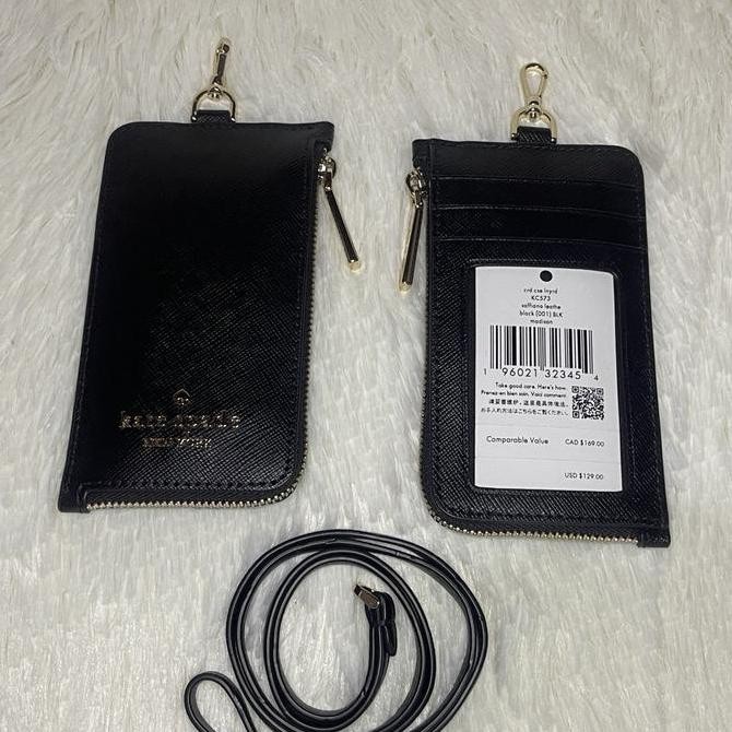 

Lanyard Madison Black Saffiano Kualitas Original