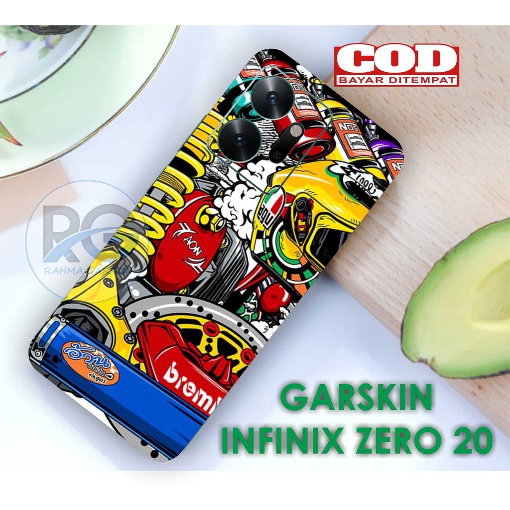 

Terlaris Presisi Infinix Zero 20 Casing/Stiker Panel Vynil Bisa Custom Dan COD