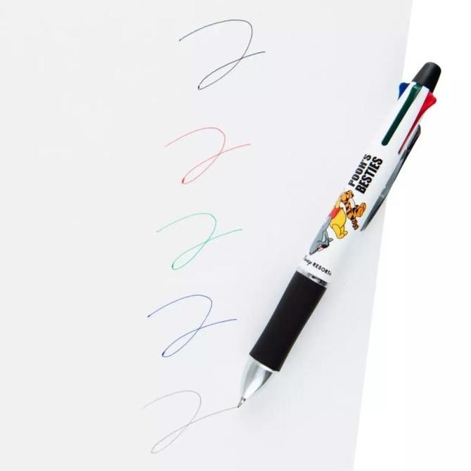 

Pilot Dr. Grip Multi 4+1 Disney Winnie the Pooh Ballpoint Pen 0.7mm + Mechanical Pencil 0.5mm Limited Edition Kualitas Original
