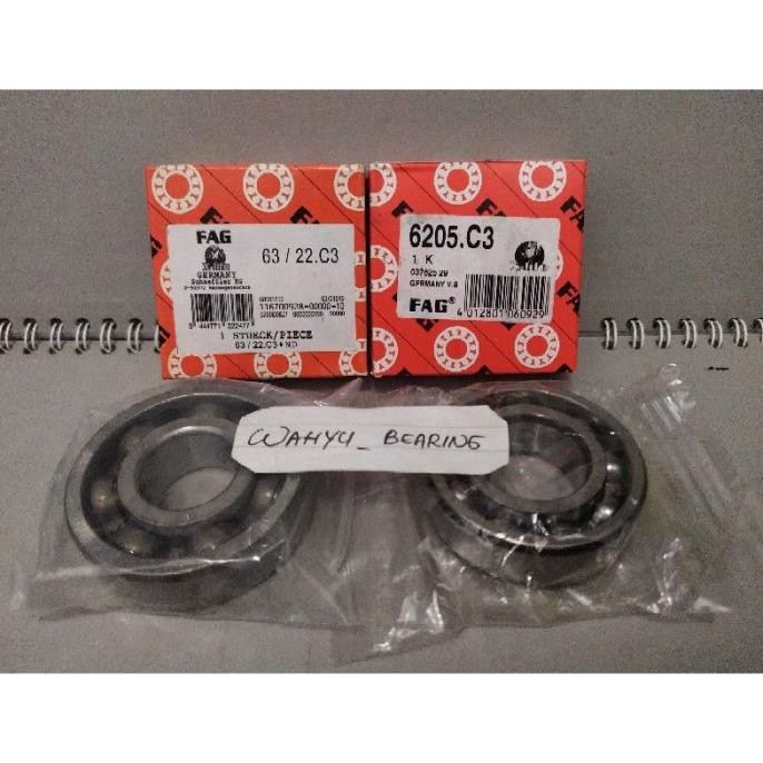 as R set fag C3 63 22 set RR Bearing kruk GERMANY C3 6205 Ninja