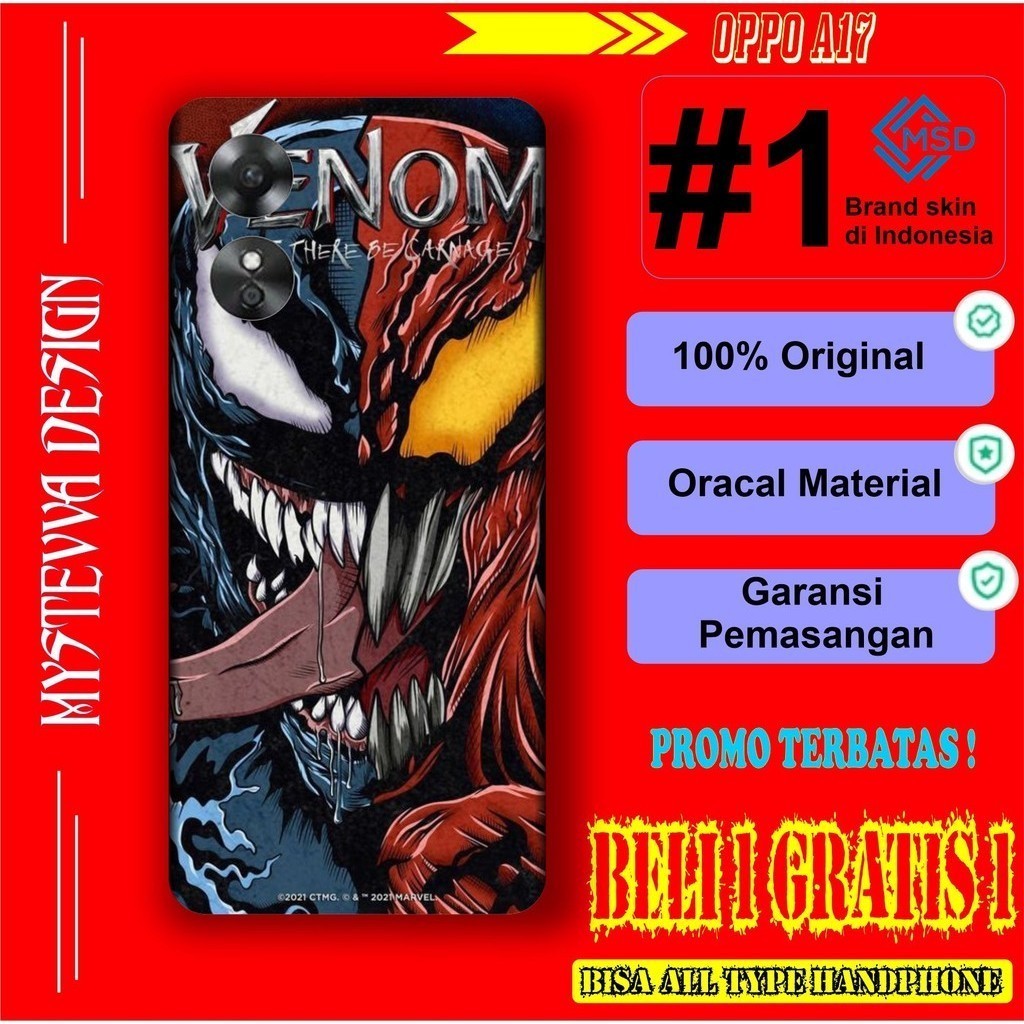 

Terlaris Presisi Oppo A17 Casing/Stiker Panel Vynil Bisa Custom Dan COD