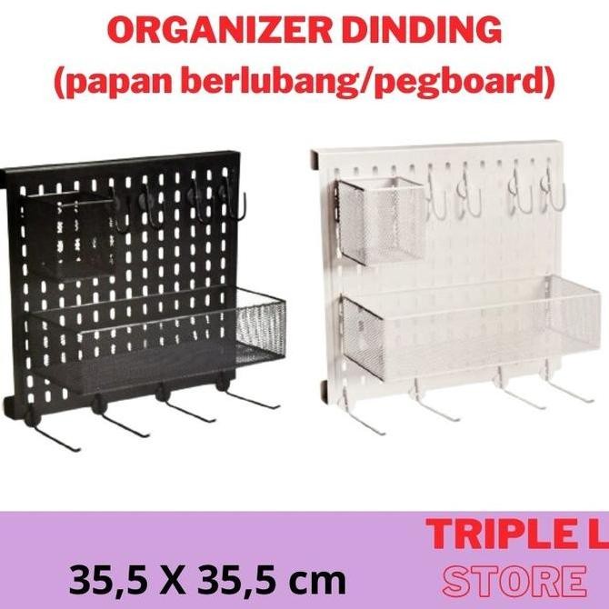 

Papan Berlubang Pegboard Rak Dinding Wall Organizer Lengkap Kualitas Original