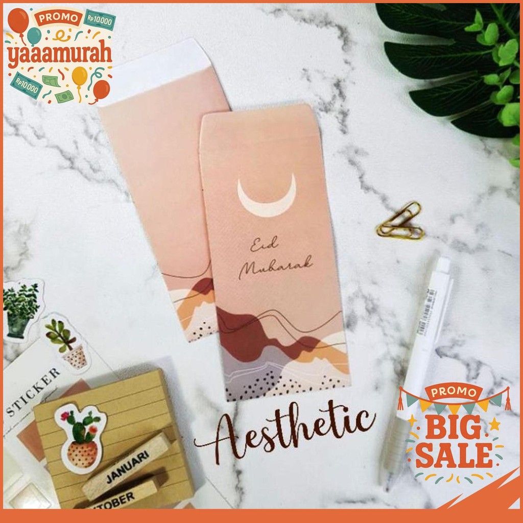 

AMPLOP LEBARAN 10 PCS AMPLOP LEBARAN 2025 PANJANG / ANGPAO LEBARAN UNIK AESTHETIC