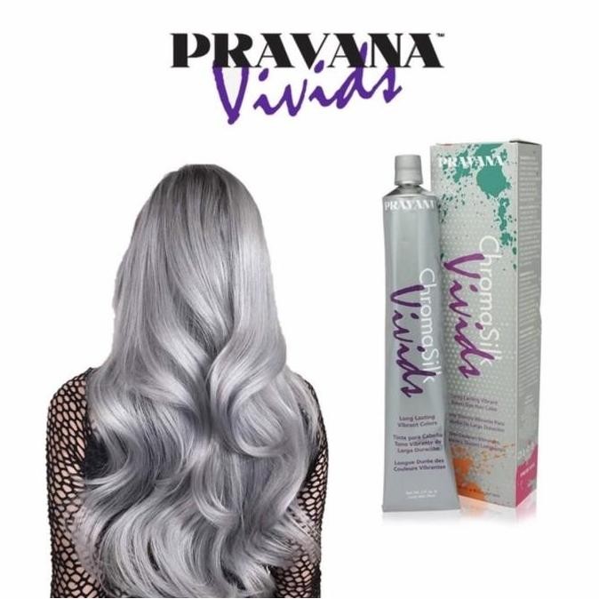 TERMURAH - Pravana Vivids Silver/ pewarna rambut silver/abu/cat rambut silver