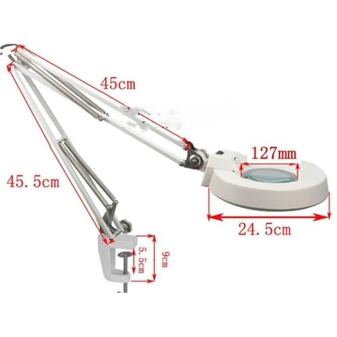 

Magnifying Lamp LED LT86A Kualitas Original