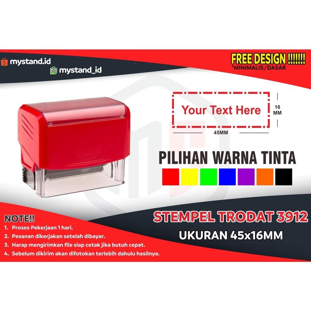 

NEW!!! STEMPEL CUSTOM TRODAT PRINTY 3912, STEMPEL NAMA DOKTER, STEMPEL PERAWAT, STEMPEL LUNAS,