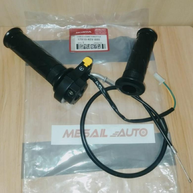 NEW RUMAH GAS SET KEV GRIP HANDPAD SAKLAR KANAN KABEL GAS SUPRA X LAMA SUPRA FIT LAMA KUALITAS TERJA