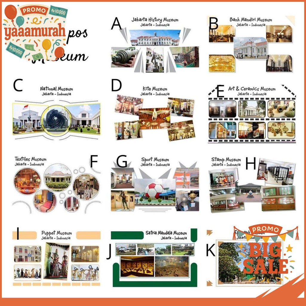 

MC- KARTU POS KARTUPOS MUSEUM / MUSEUM POSTCARD