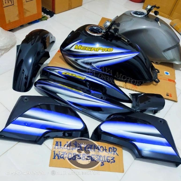 Tangki Mp lama Megapro hiu tutup ninja body set Anti karat kuat sudah di resin dalamnya