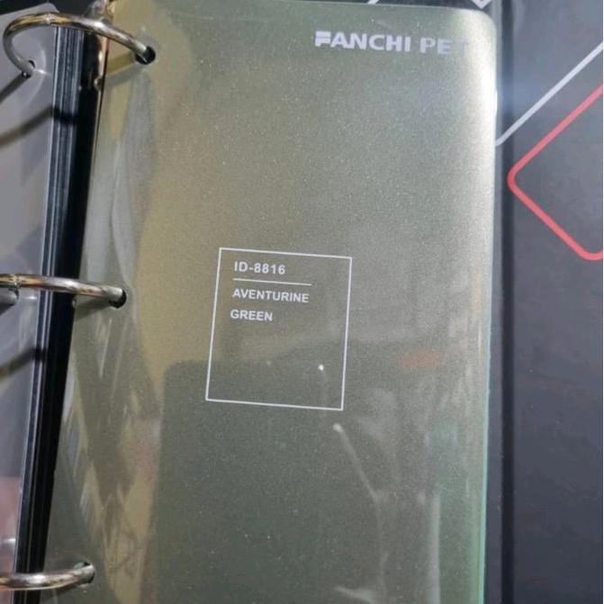 

152CM Sticker FANCHI PET116 ID-8816 Aventurine Green PET 152CM permeter Kualitas Original