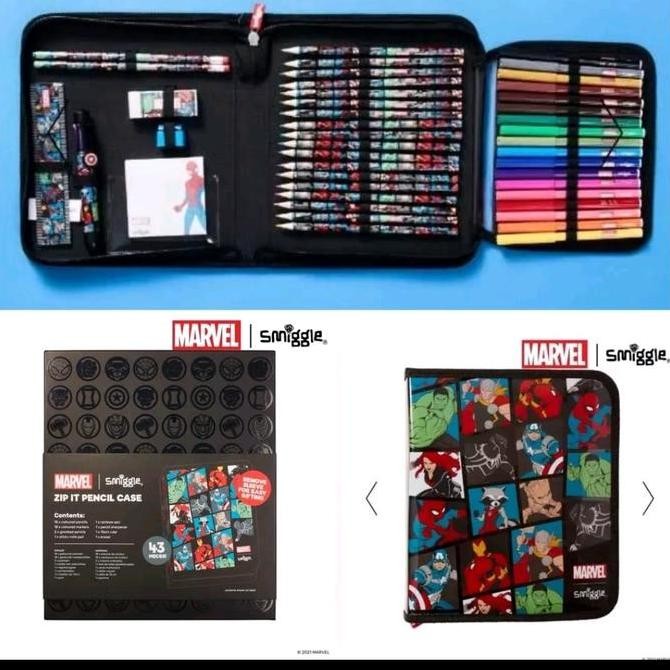 

Smiggle Stationery Set Marvel Avengers/ Alat Tulis Smiggle/kado Kualitas Original