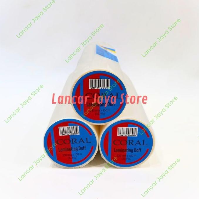 

Premium Plastik Laminating Hombo Roll Matte 330mm x 32Mic x 150m