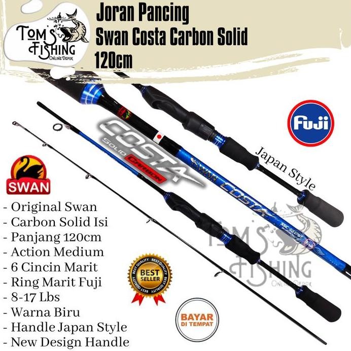 

Terlaris Joran Pancing Swan Costa Js 120Cm Carbon Solid Fuji (8-17Lbs) Japan Style Murah - Toms Fishing