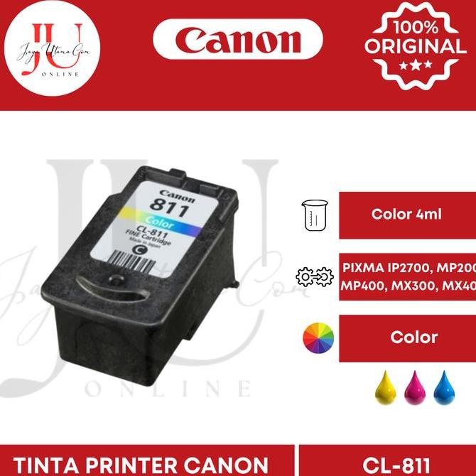 

Tinta Catridge Canon CL-811 Colour Original - Warna Kualitas Original