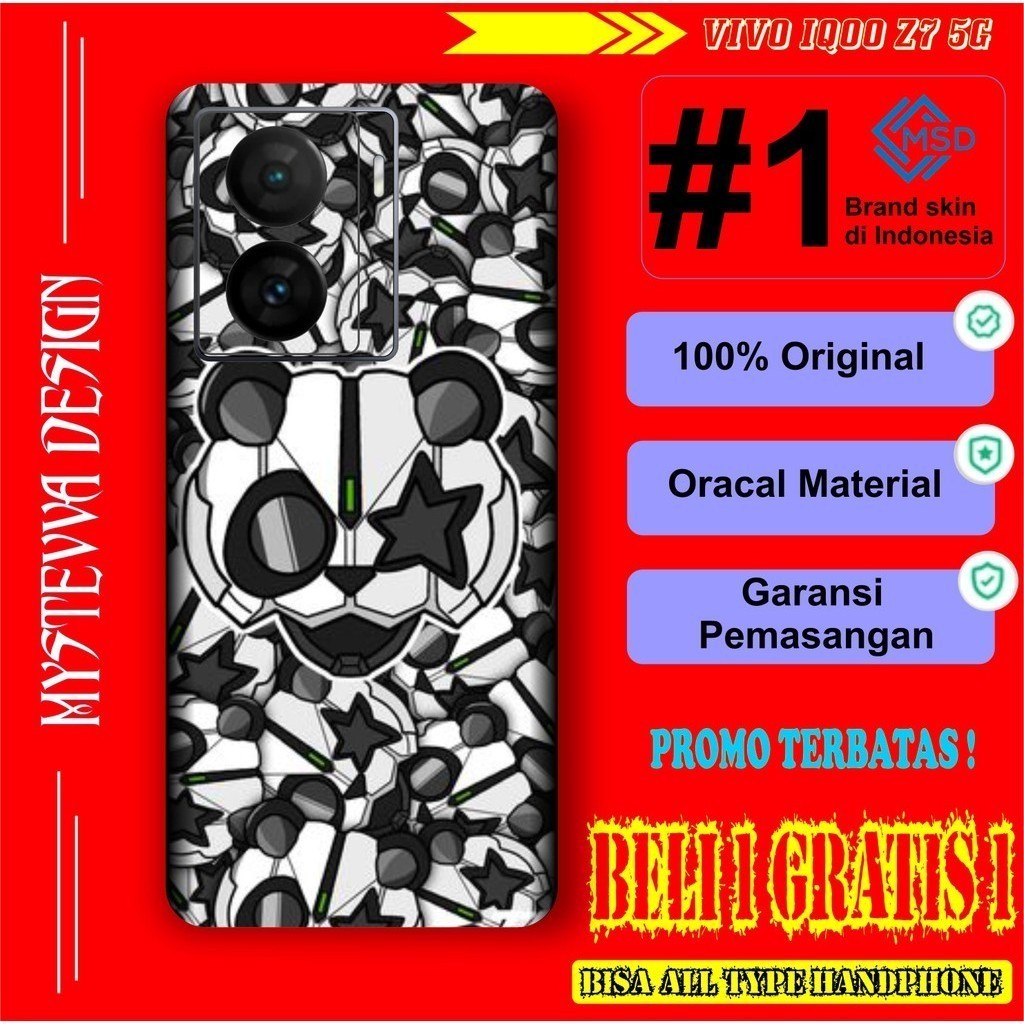 

Terlaris Presisi Iqoo Z7 Casing/Stiker Panel Vynil Bisa Custom Dan COD