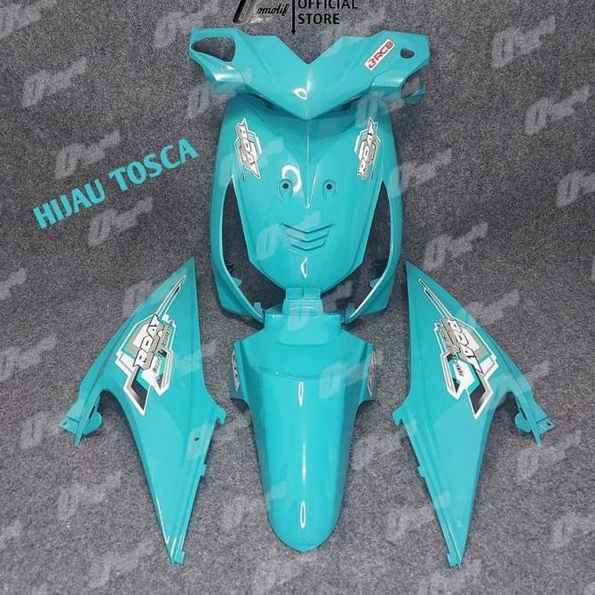 Cover Full Body Halus Bodi alus Hijau Tosca Honda Beat Karbu Beat Lama Beat Old KVY 2008 2009 2010 2
