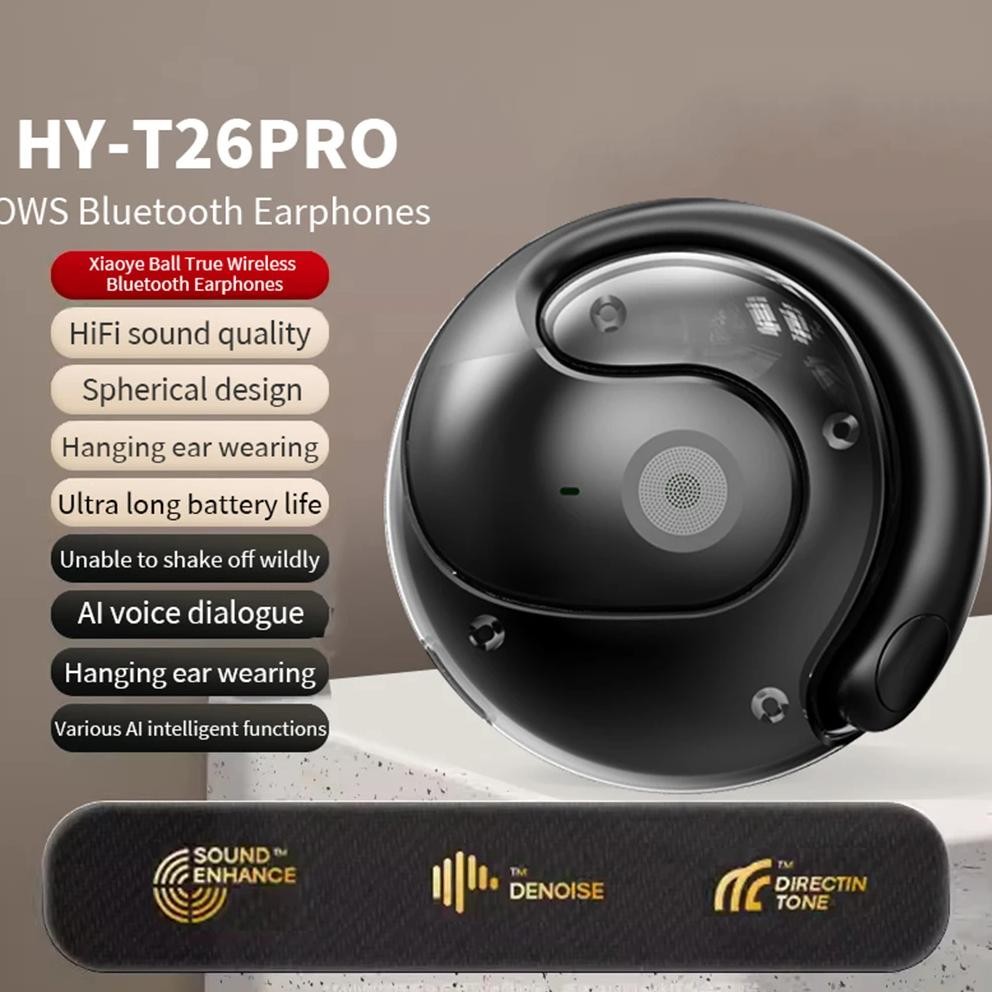 

HYUNDAI HY-T26 Pro OWS Earphones Wireless BT5.4 AI Translation Headphones HIFI Sound 4 Translation Mode Earbuds HD Call