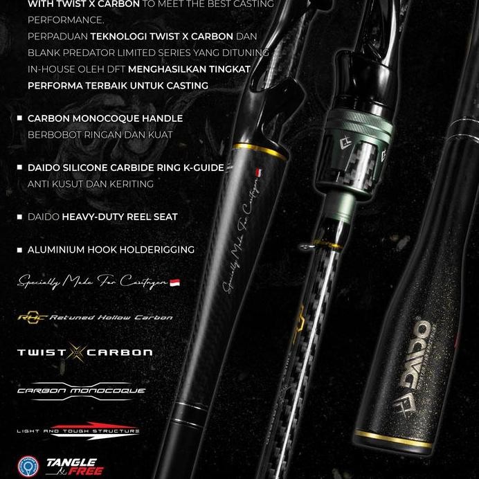 

Terlaris Joran Daido Artemis Power Light Jigging 180Cm Pe 0,8-1,5 Pe 1-3 Pe 2-4 Pe 3-5