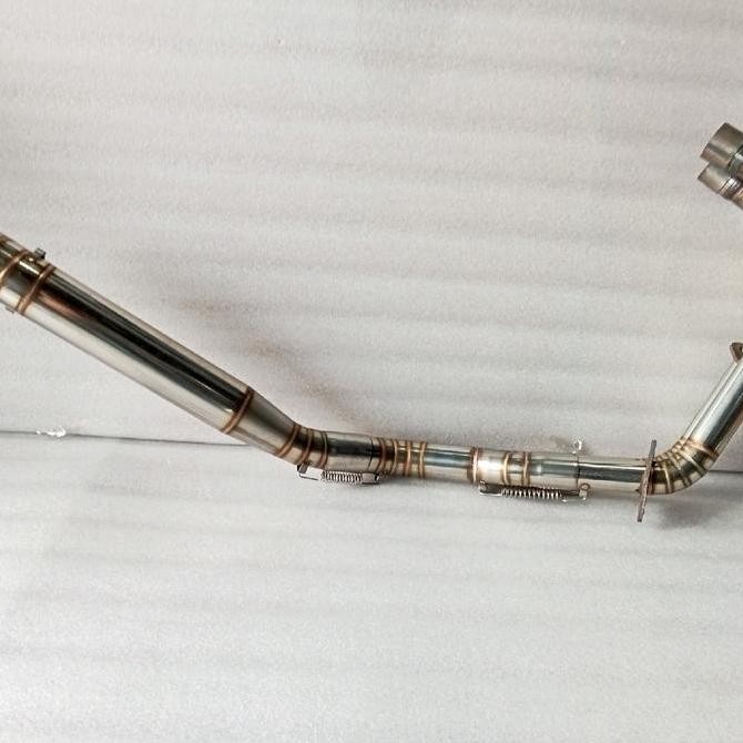 HEADER/ LEHERAN CBR250RR imlet 50 mm knalpot 2 slinder CBR250rr Motorcycle Kualitas Original