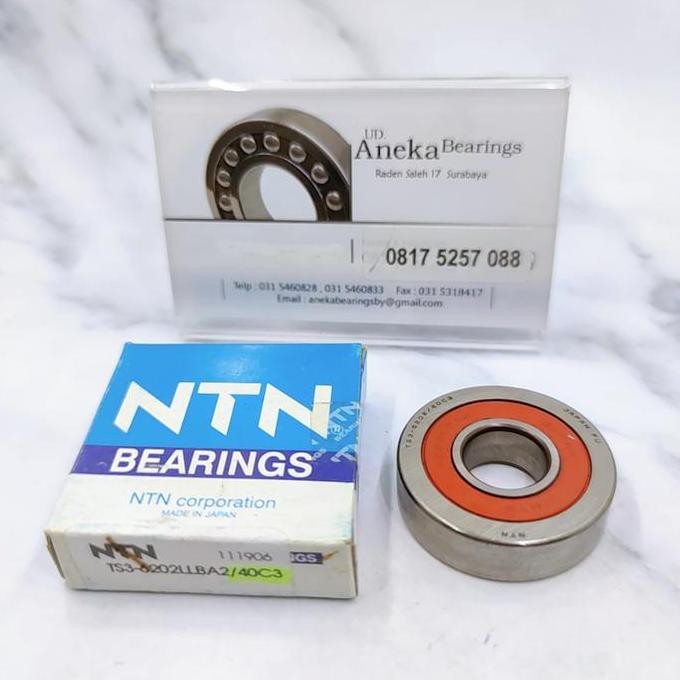 Promo BEARING 6202LLU/40 NTN 6202/40 15X40X11 LAKER LAHER COD