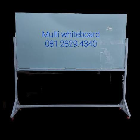 

glass whiteboard-papan tulis kaca - 100 x 200 cm Kualitas Original