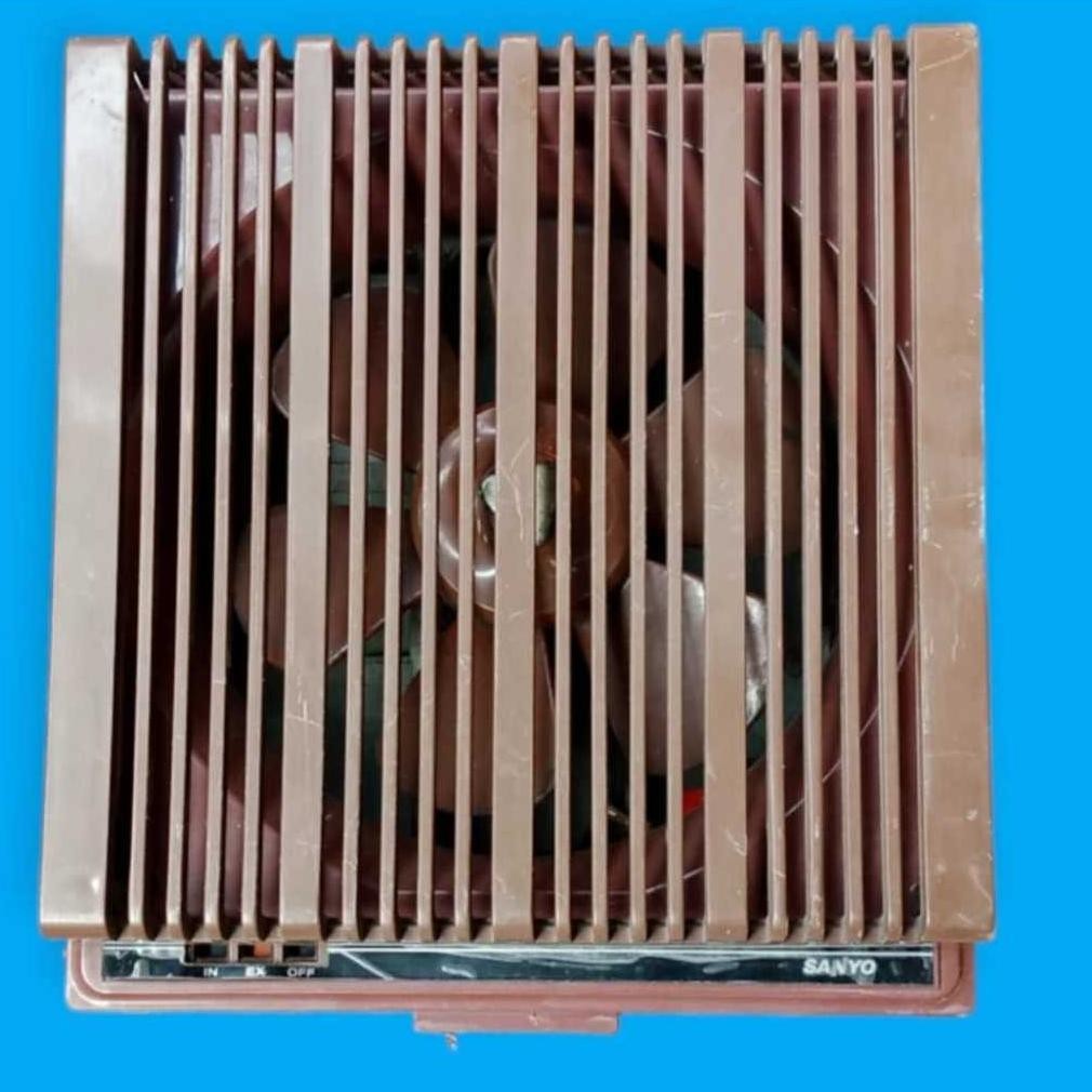 Exhaust hexos fan sanyo kipas angin 10 inch dinding