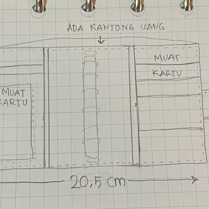 

SAVING WALLET BINDER WITH CARD HOLDER EXCLUSIVE DESIGN GENUINE LEATHER Kualitas Original