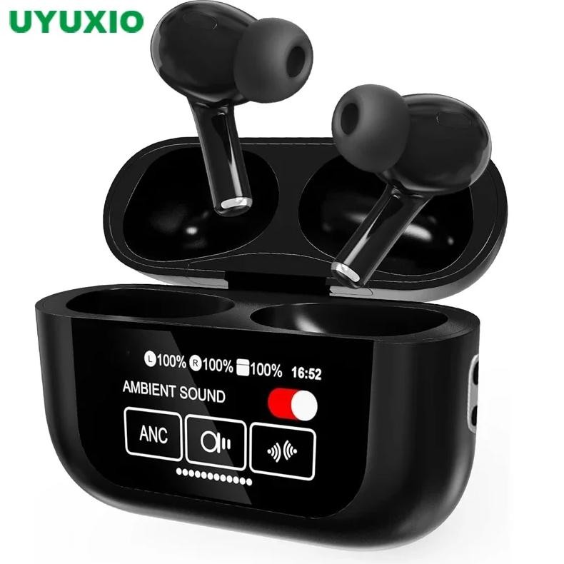 

UYUXIO Real Time Translation Earbuds AI Language Translator Earphone TWS 144 Language 8 Offline ENC Noise Cancelling for Travel