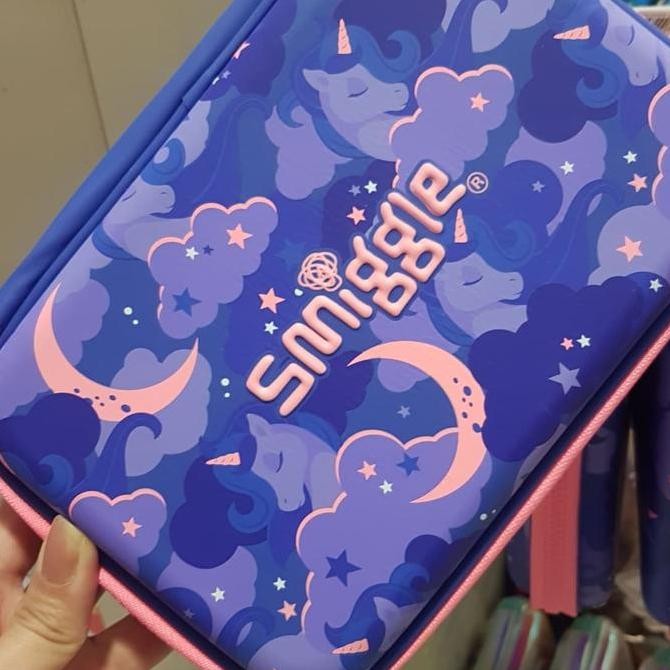 

Smiggle Pencil Case Hardtop Unicorn Purple Original Kualitas Original