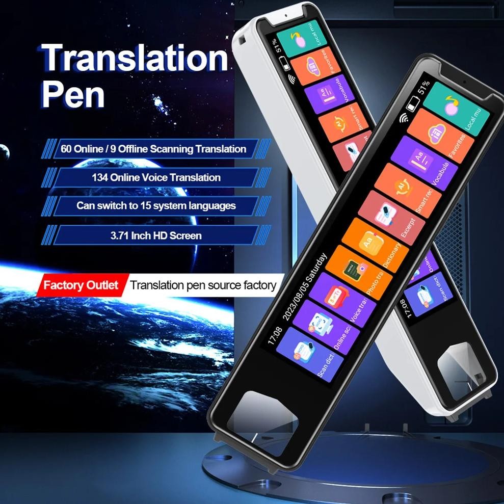 

Convenient Communication Business Meetings Offline Translation Pen 134 Languages Translator Offline Translation