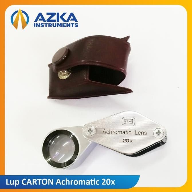 

Kaca Pembesar / Hand Lens / Loupe / Lup Geologi CARTON Achromatic 20x Kualitas Original