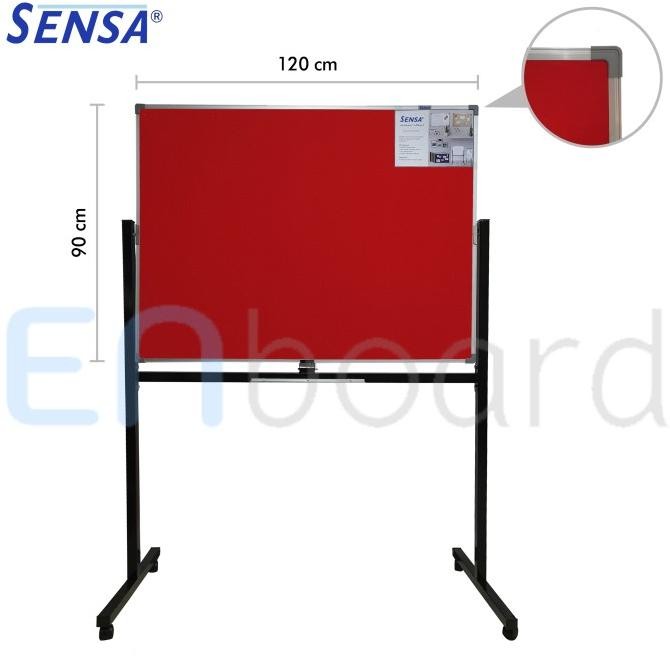 

Softboard Cork Board / Papan Mading Standing Bludru Sensa 90 x 120 cm Kualitas Original