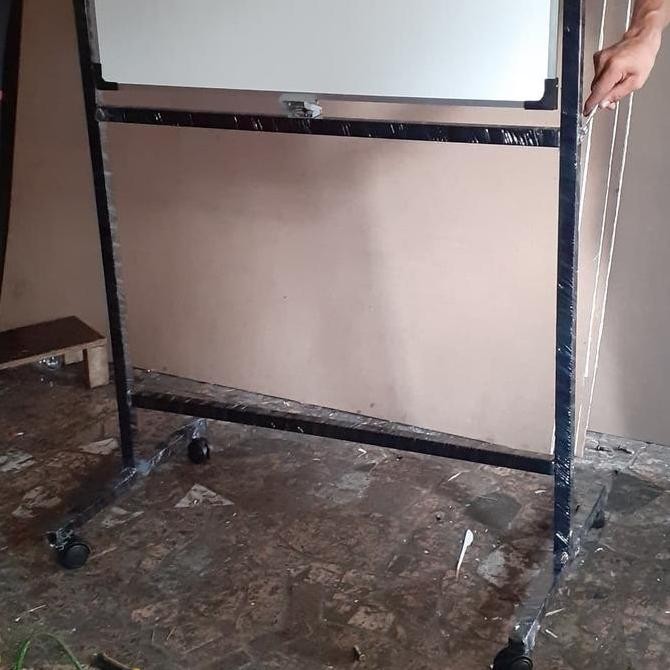 

white board Non Magnetik double Face 60 90 Kualitas Original