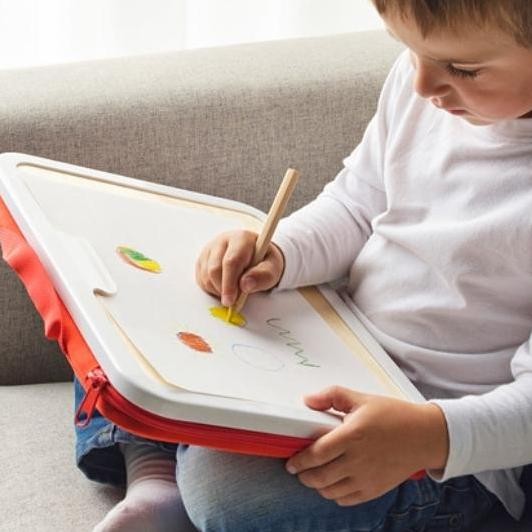 

Kotak Tulis Menggambar Anak Portabel Praktis 35x27cm Original_Merah Kualitas Original