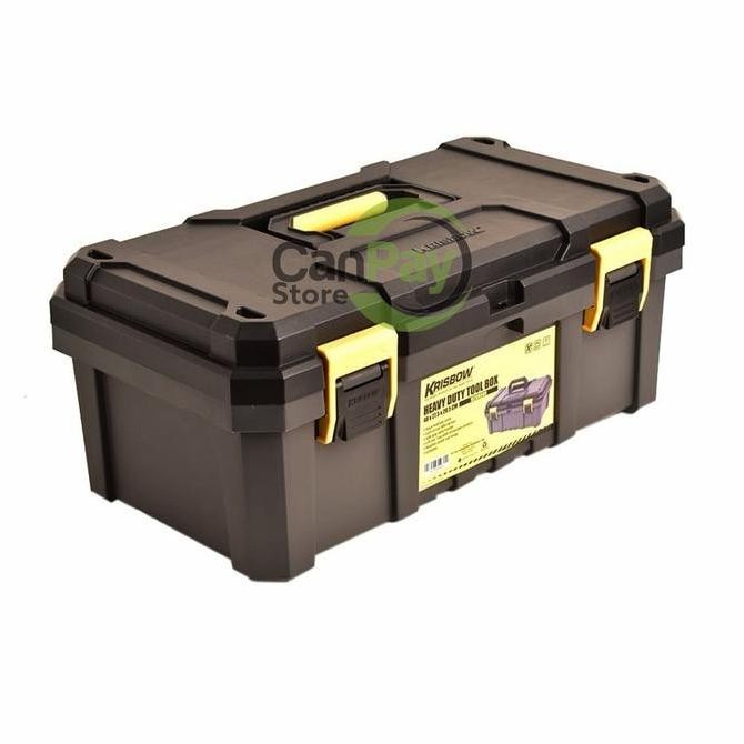 

Krisbow Kotak Perkakas Plastik Heavy Duty 480X275X205mm Kualitas Original