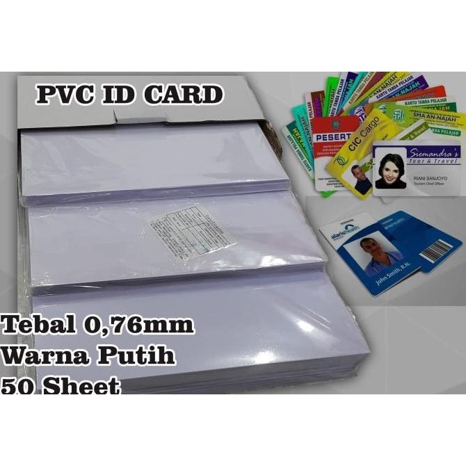 

Pvc Id Card/Pvc Id Card A4/Bahan Pvc Id Card A4 Kualitas Original