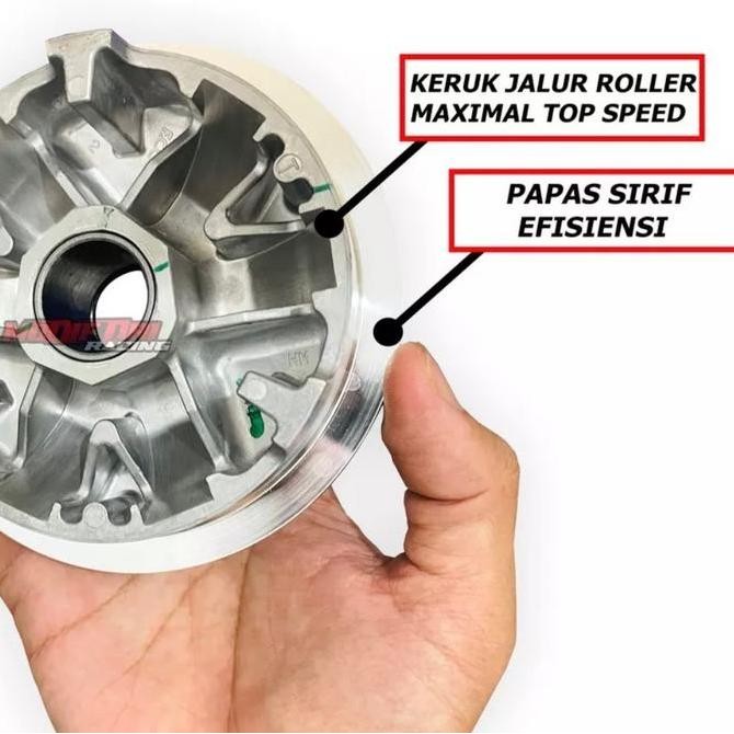 FUL PAKET UPGRADE CVT BEAT DELUXE SCOOPY 2021 UP BEAT FI 2020 UP PER CVT RACING PULEY CUSTOM DRAJAT 