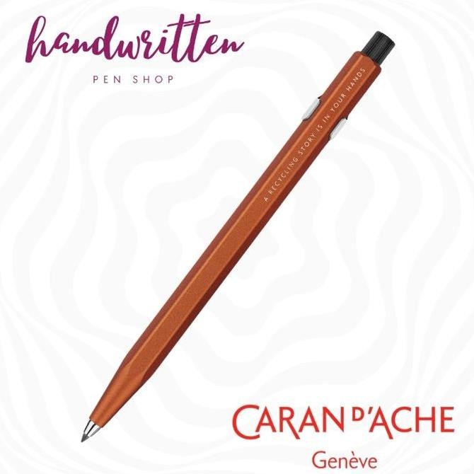 

CARAN DACHE Nespresso Fixpencil 22 Ochre Mechanical Pencil/ Pensil Kualitas Original