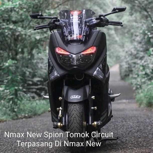 PAKET VARIASI SPION TOMOK CIRCUIT 744 BLACK RIZOMA+HANGRIP RIZOMA JALU CNC NMAX Kualitas Original