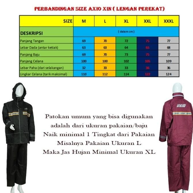 Mantol Mantel Jas Hujan AXIO Raincoat Mantel Hujan AXIO ASRIO ASSIO Original Dewasa Kualitas Origina