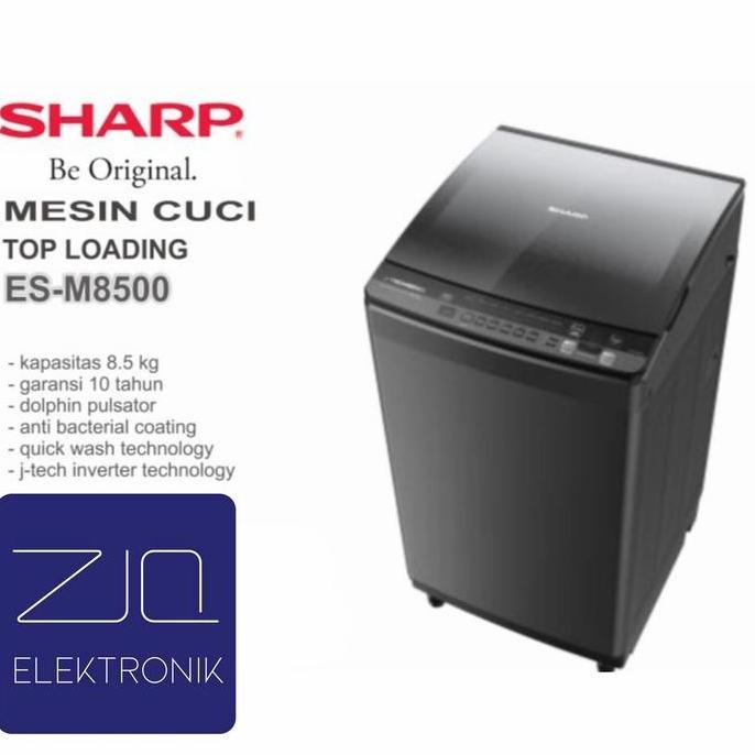 Tersedia MESIN CUCI SHARP ESM 8500 1 TABUNG INVERTER 8,5KG